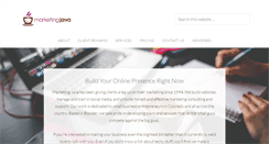 Desktop Screenshot of marketingjava.com